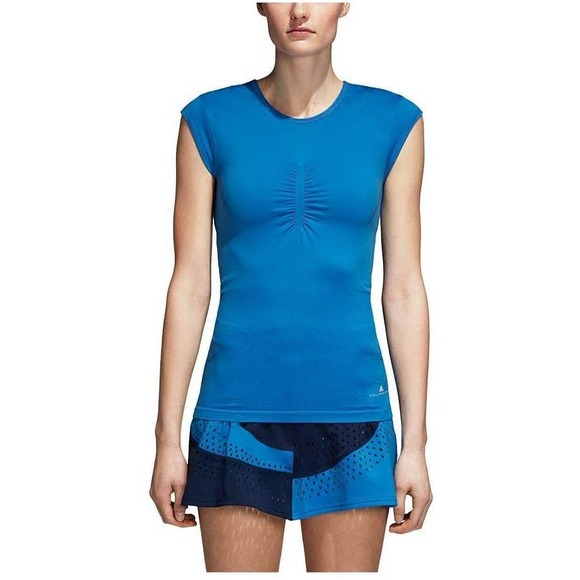New adidas Stella McCartney Barricade Seamless Top - Picture 1 of 8